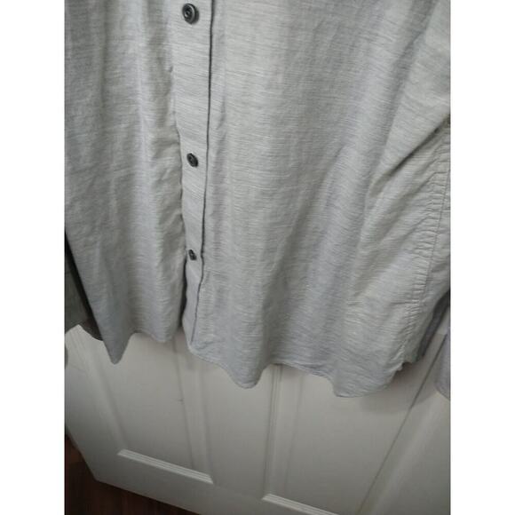 Banana Republic Men's XXL Shirt Long Sleeve Grey Collared Button Pocket Dress... - Picture 6 of 9